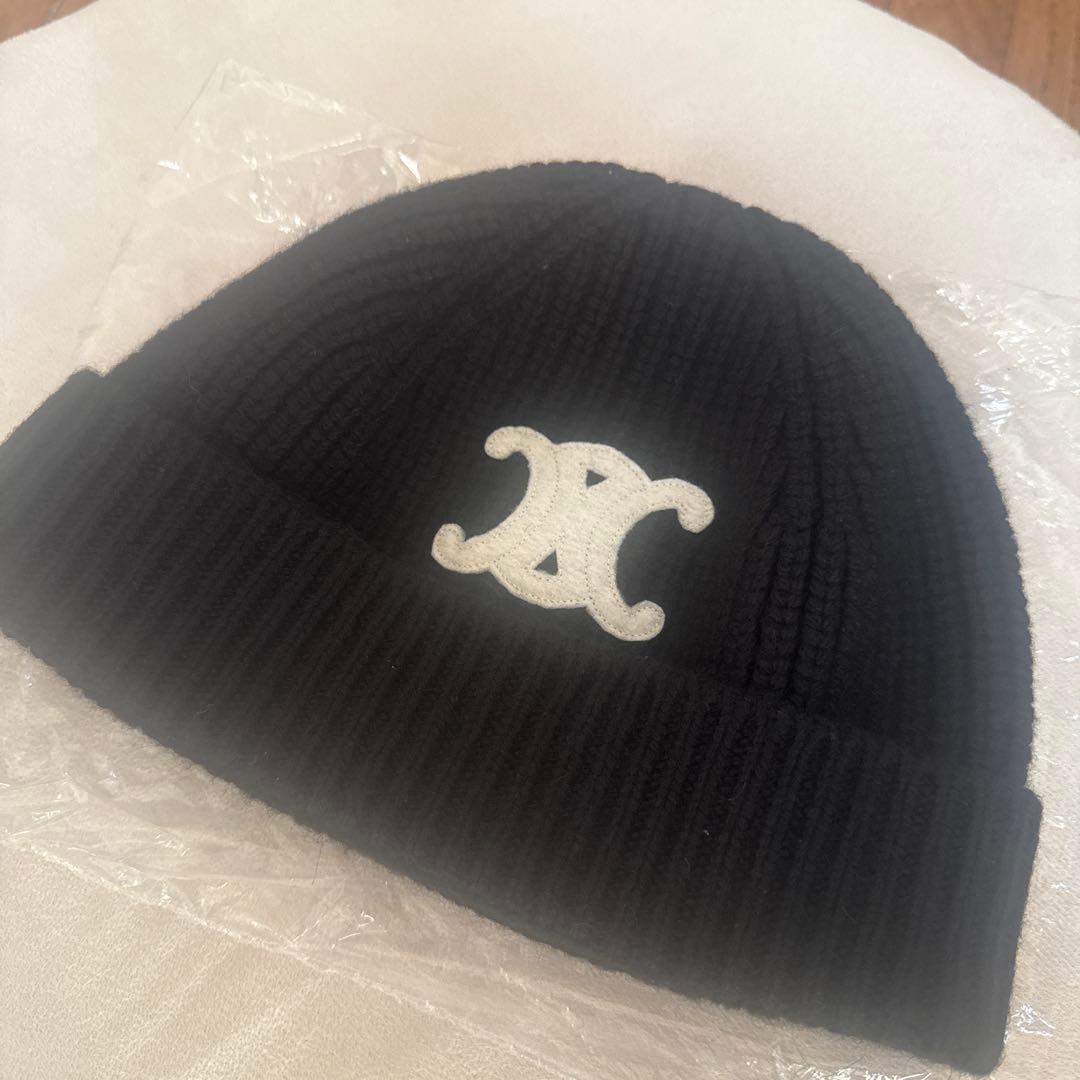クリーニング済み　セリーヌニット帽