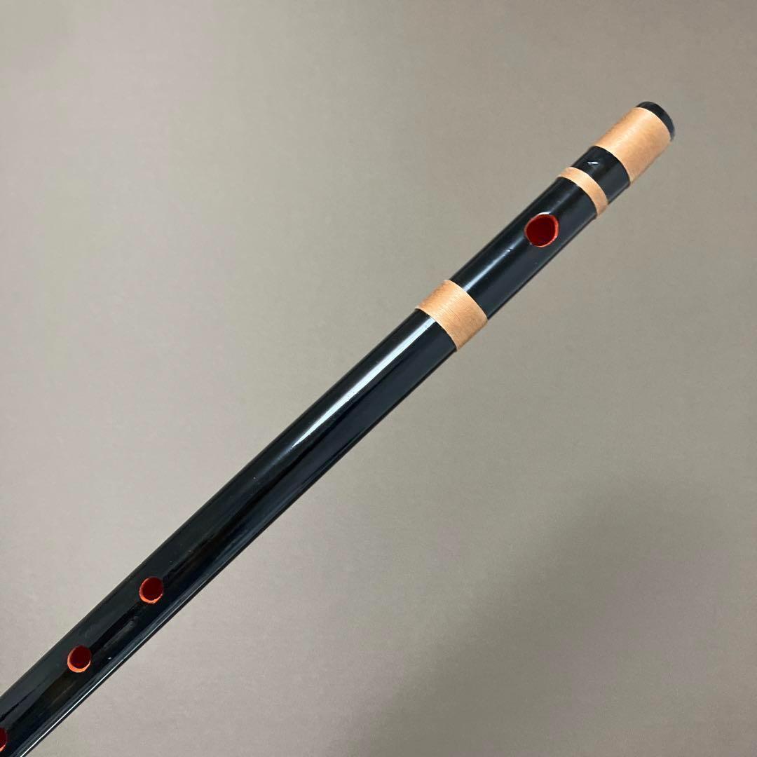 一本調子 F管　 CMR1-23 唄物　ドレミ調　天地糸巻黒塗　西洋音階