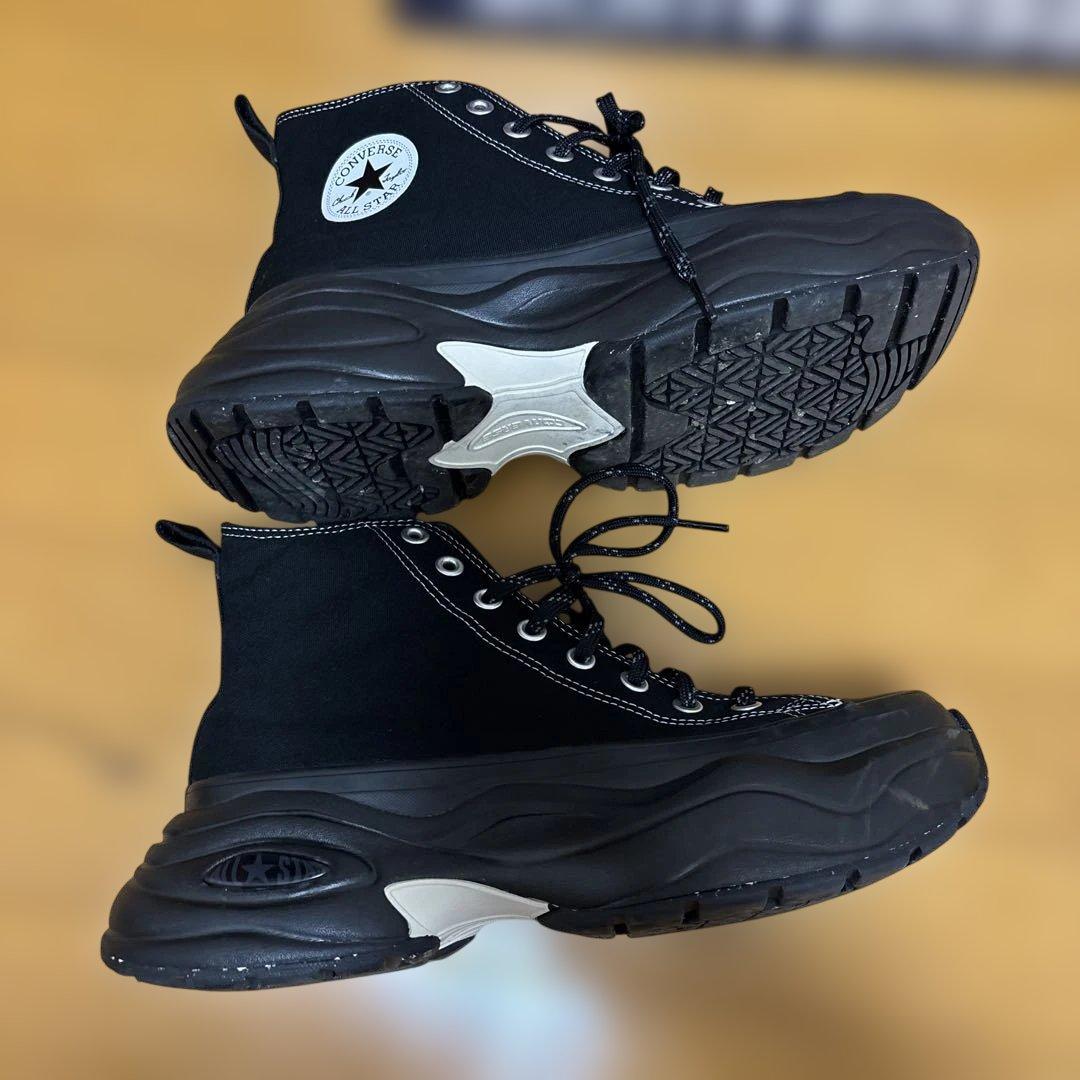 コンバース スニーカー 厚底 オールスター サージトレーナー HI 27 黒