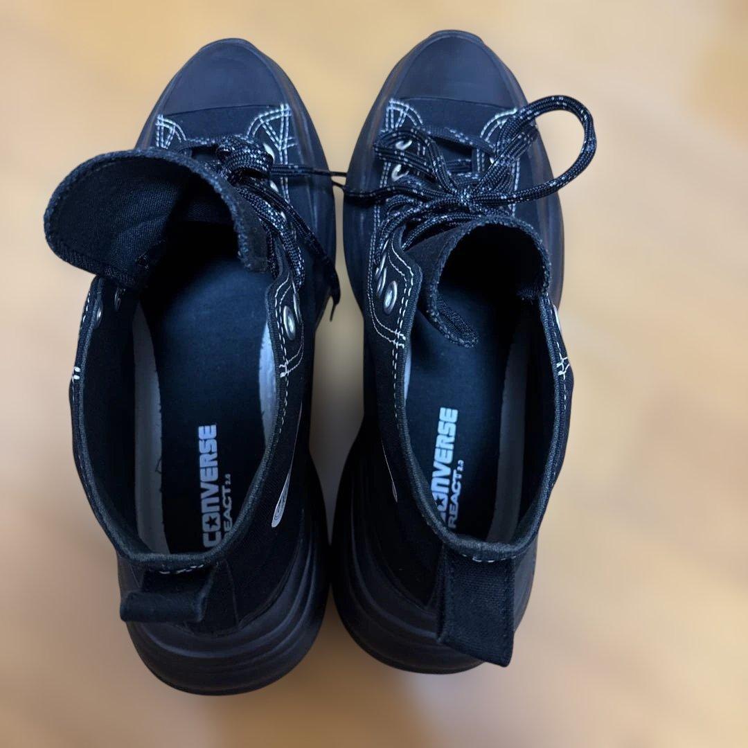 コンバース スニーカー 厚底 オールスター サージトレーナー HI 27 黒