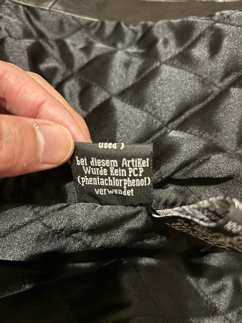 気まぐれタイムセール中‼️DEGNER ブラックレザージャケット　XL