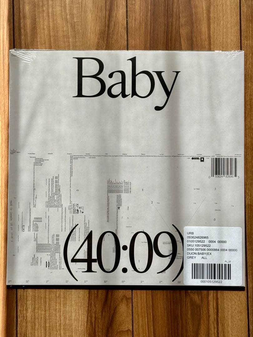新品 シルバー盤 Dijon / Baby Vinyl レコード