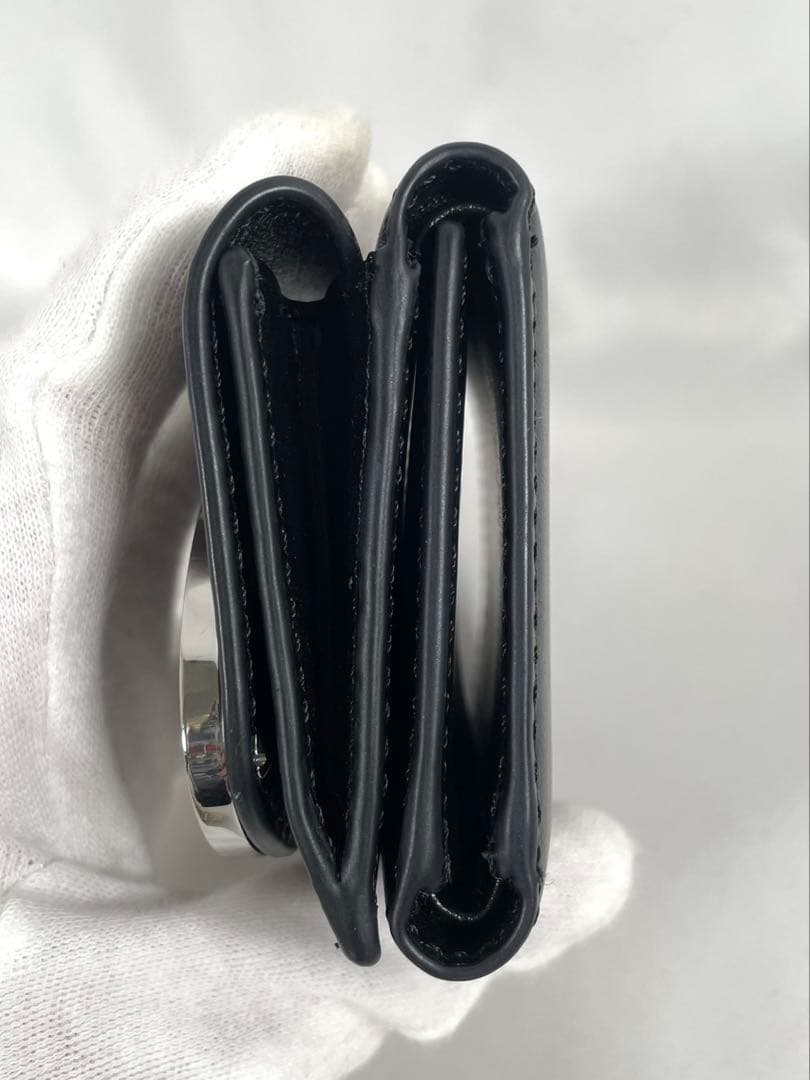 未使用に近い DIESEL ディーゼル 三つ折り財布 コンパクトウォレット