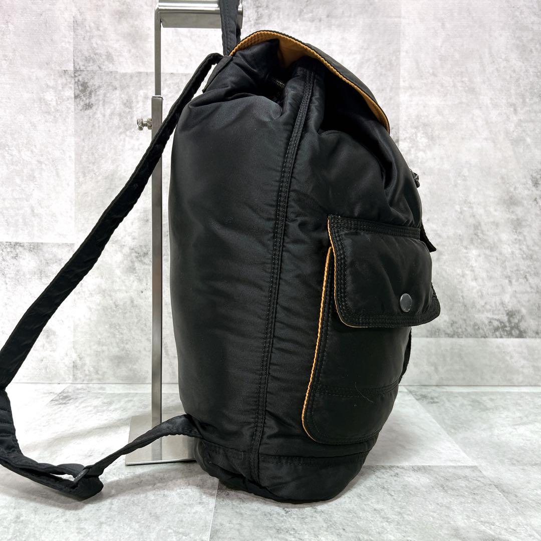 完売品 PORTER ポーター タンカー 巾着 リュック バッグパック A4 黒