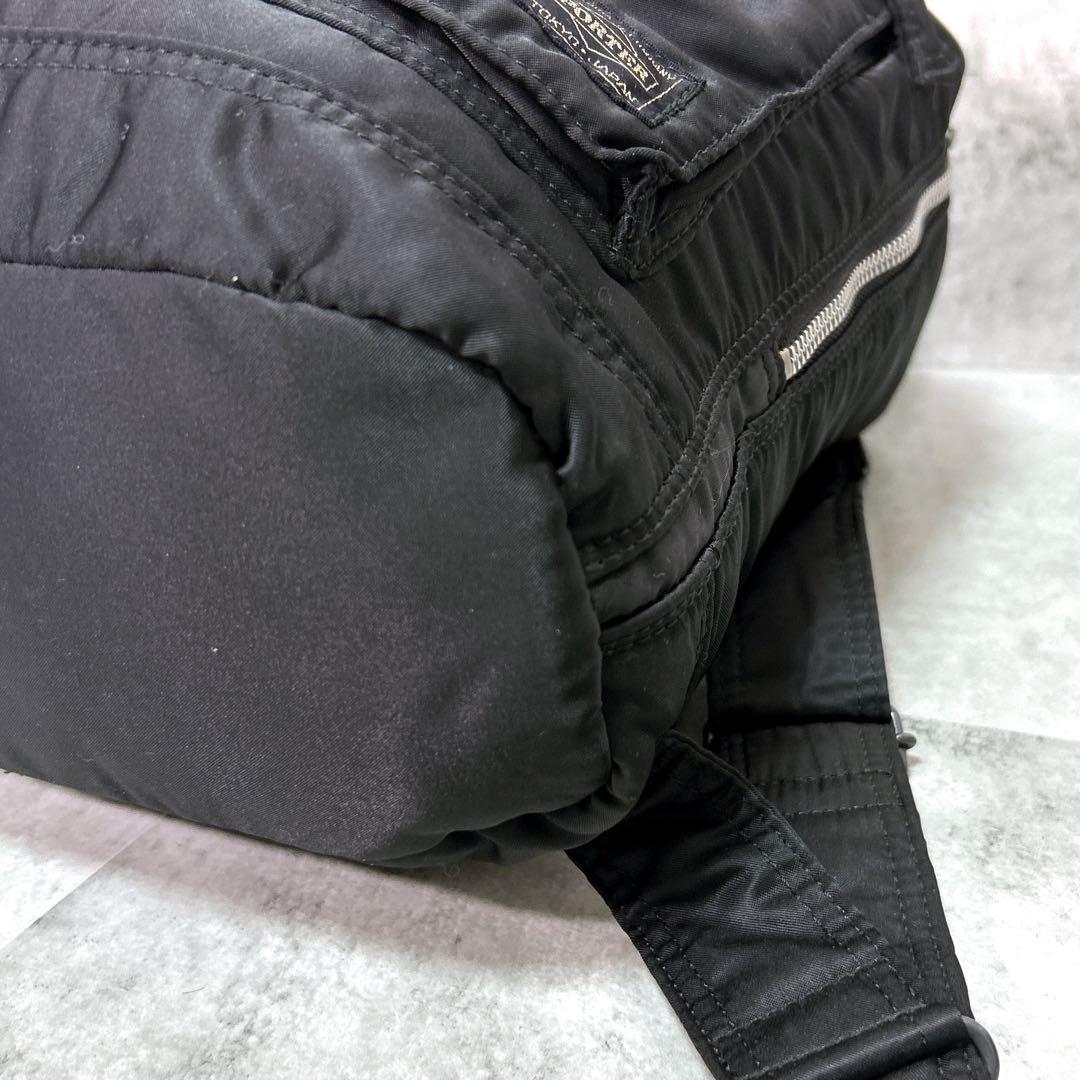 完売品 PORTER ポーター タンカー 巾着 リュック バッグパック A4 黒