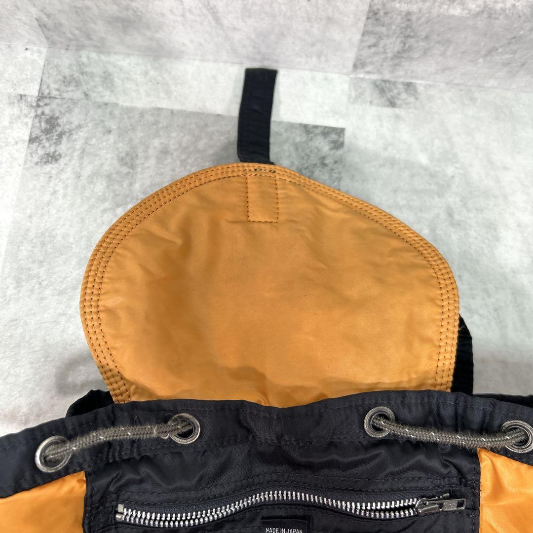 完売品 PORTER ポーター タンカー 巾着 リュック バッグパック A4 黒