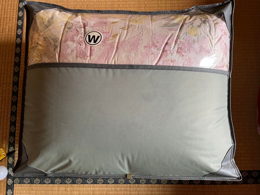 羽毛布団　ダブルサイズ　綿100%