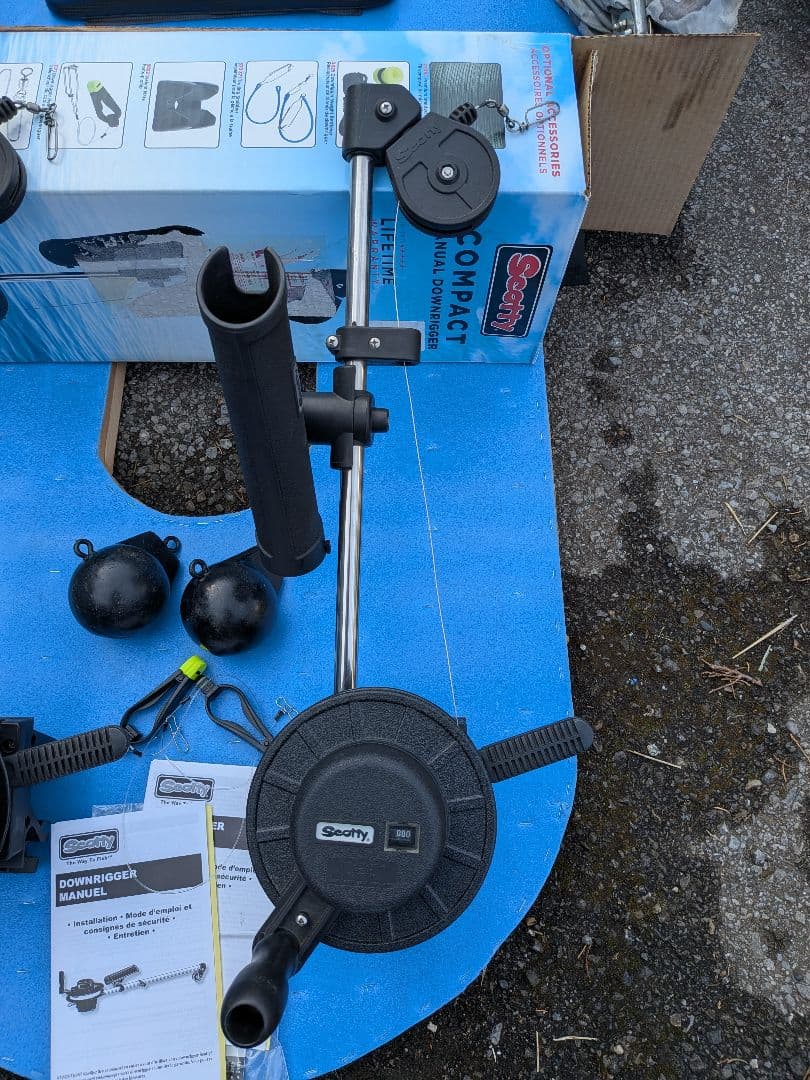 ダウンリガーScotty1050MP トローリング　2台フルセット