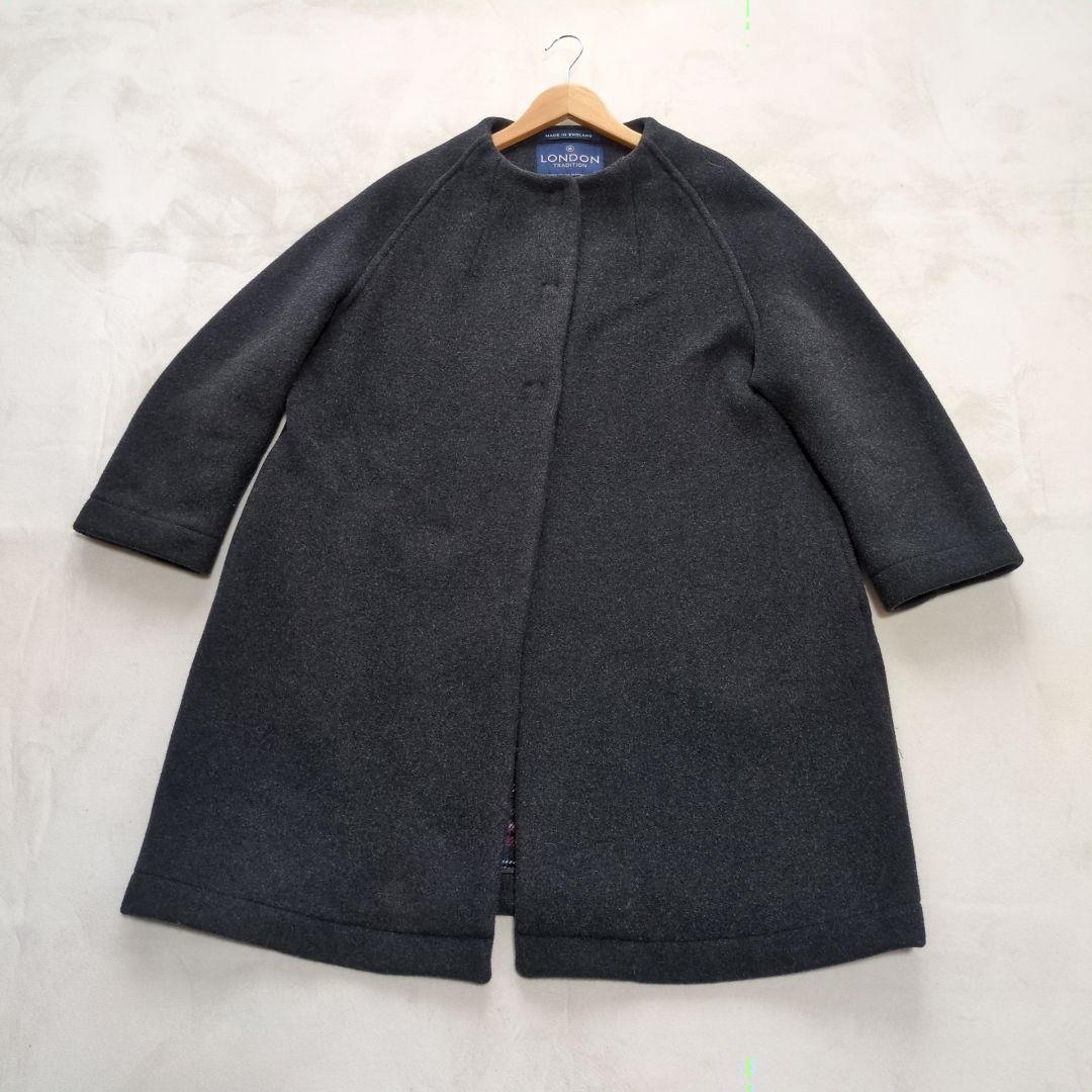 LONDOM TRADITION　ロンドントラディション　ノーカラーコート