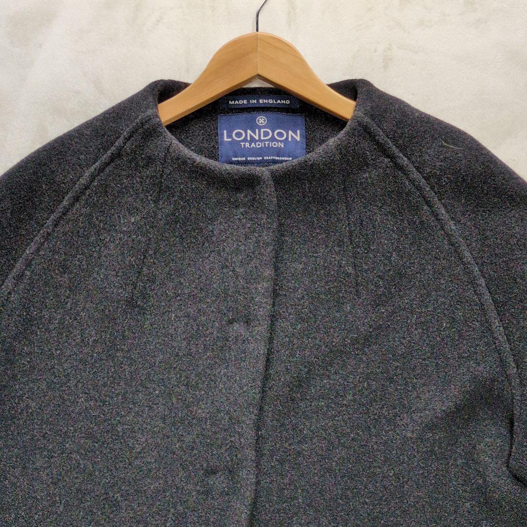 LONDOM TRADITION　ロンドントラディション　ノーカラーコート