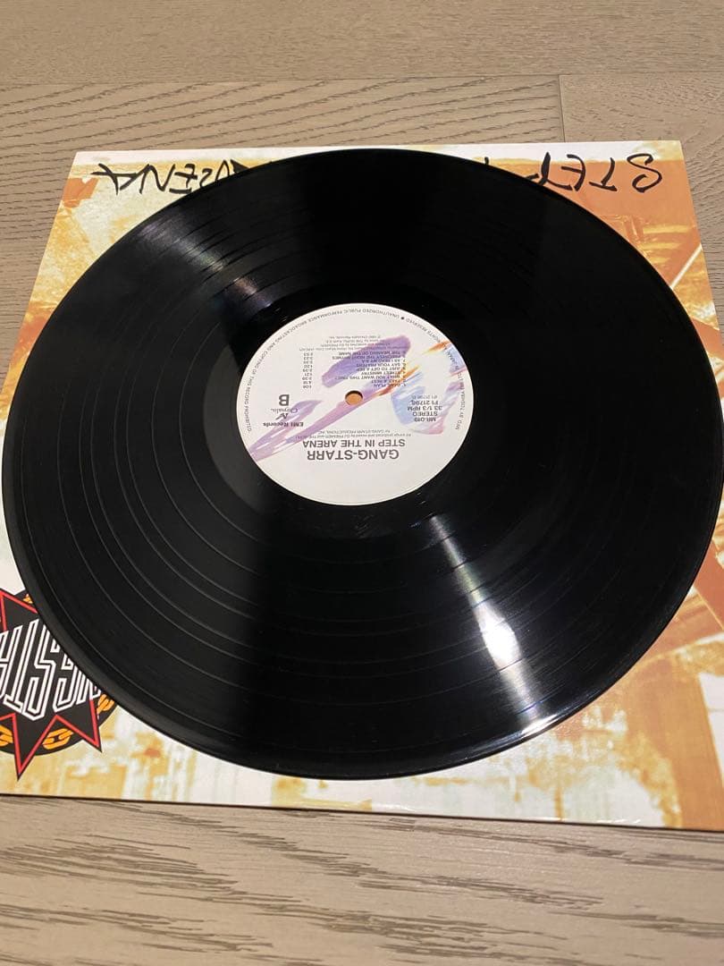 GANG STARR STEP IN THE ARENA レコード　日本版