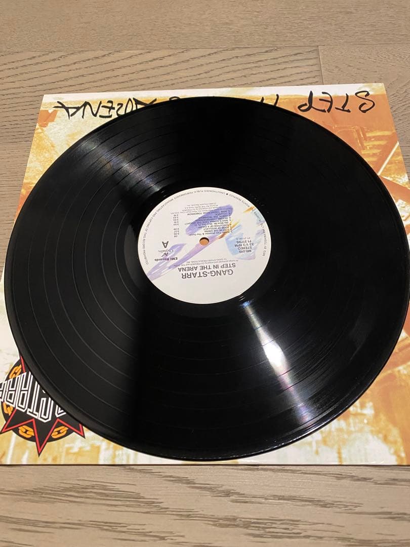 GANG STARR STEP IN THE ARENA レコード　日本版