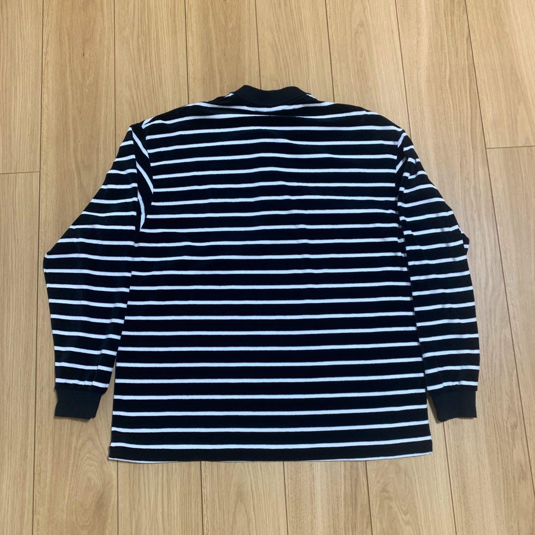 cootie productions ベロアロングスリーブポロシャツ　Sサイズ