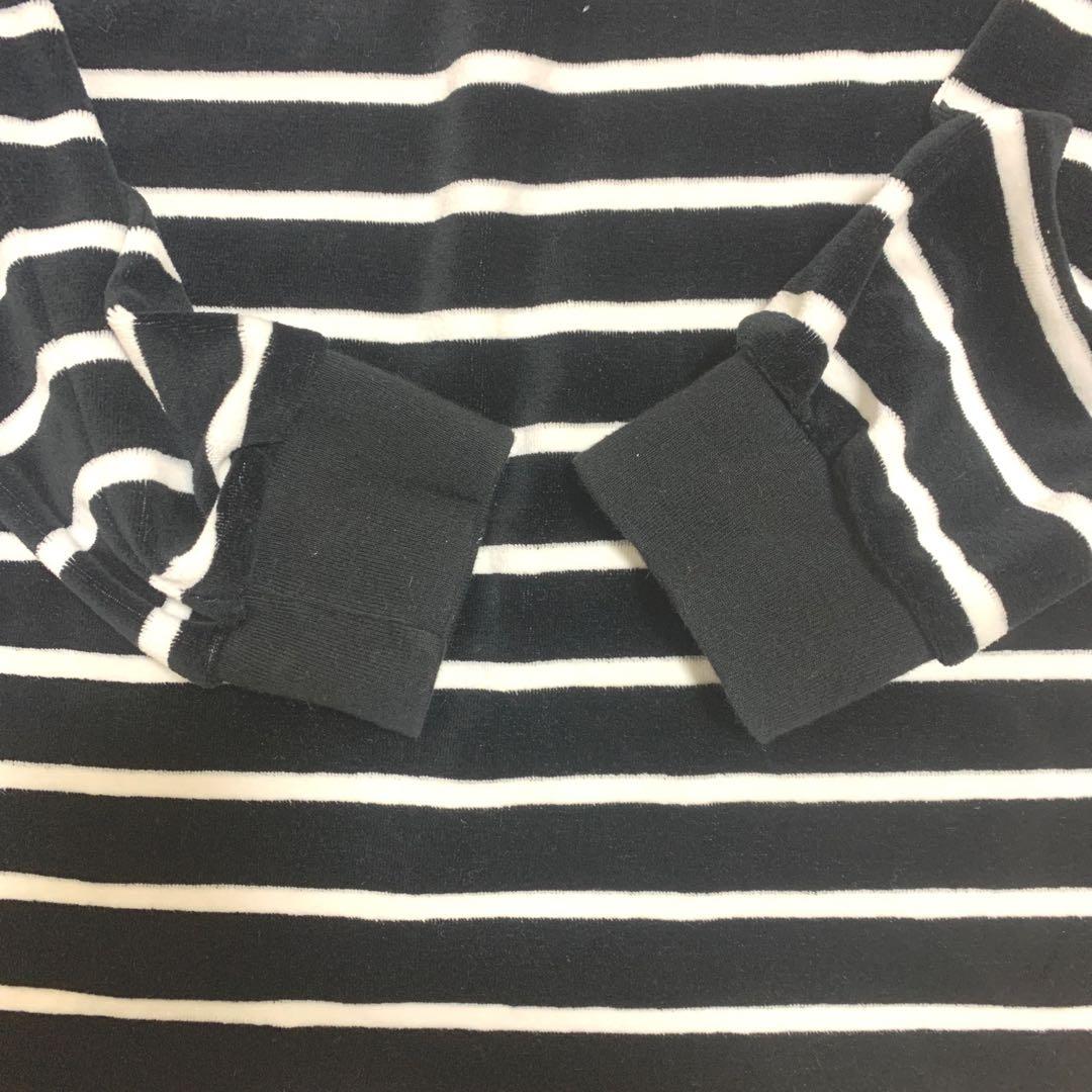 cootie productions ベロアロングスリーブポロシャツ　Sサイズ