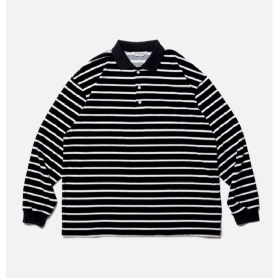 cootie productions ベロアロングスリーブポロシャツ　Sサイズ