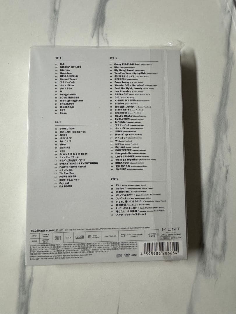 Man THE BEST初回盤A+B（DVD）+通常盤 3枚セット