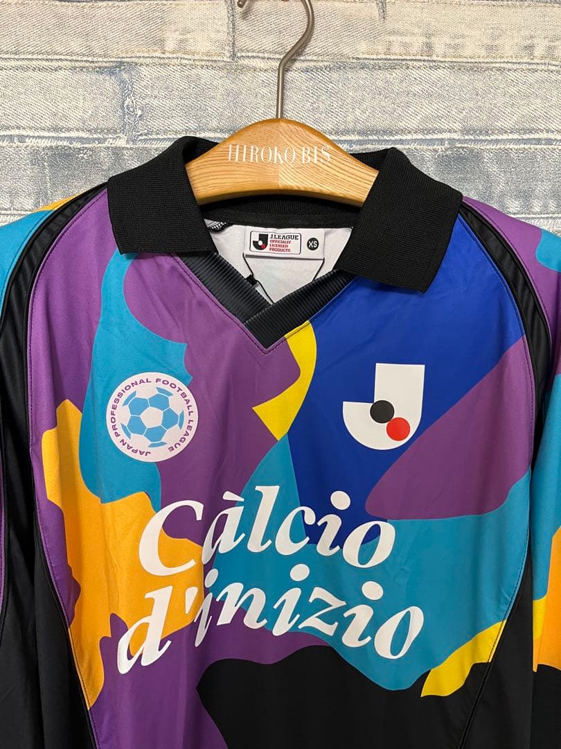 Jリーグ 90s レトロユニフォーム 長袖 L パープル 新品未使用