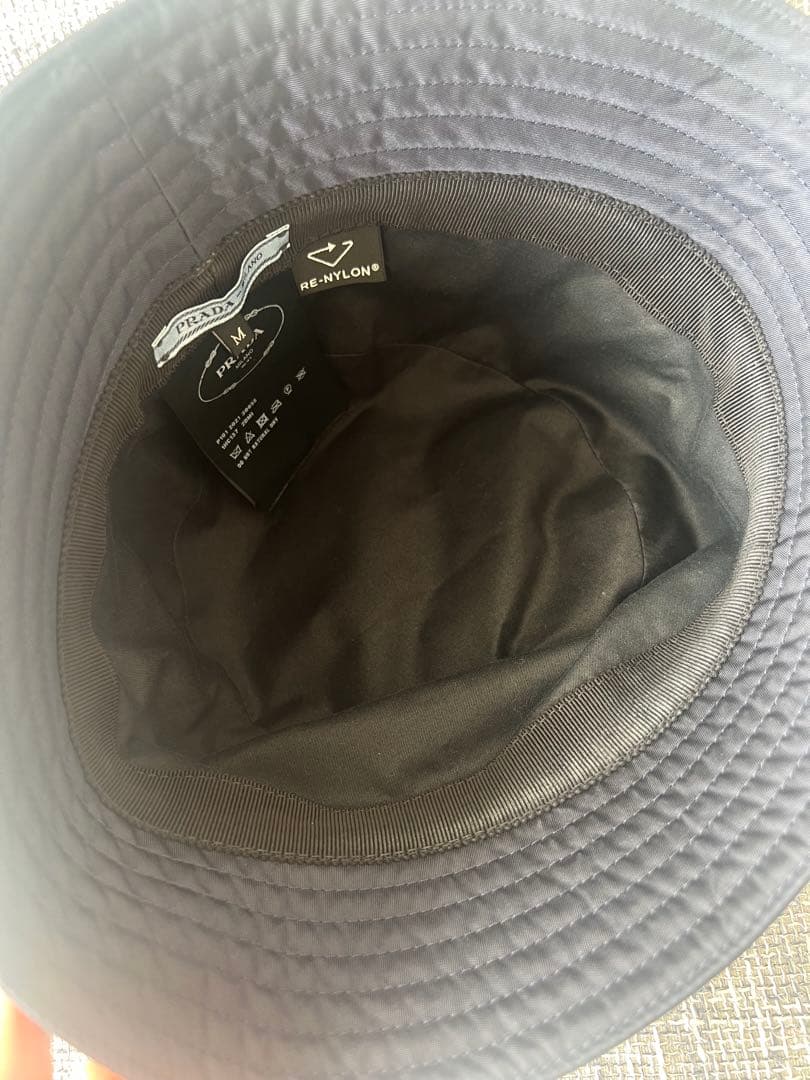 PRADA プラダ バケットハット バケハ Re-Nylon ネイビー