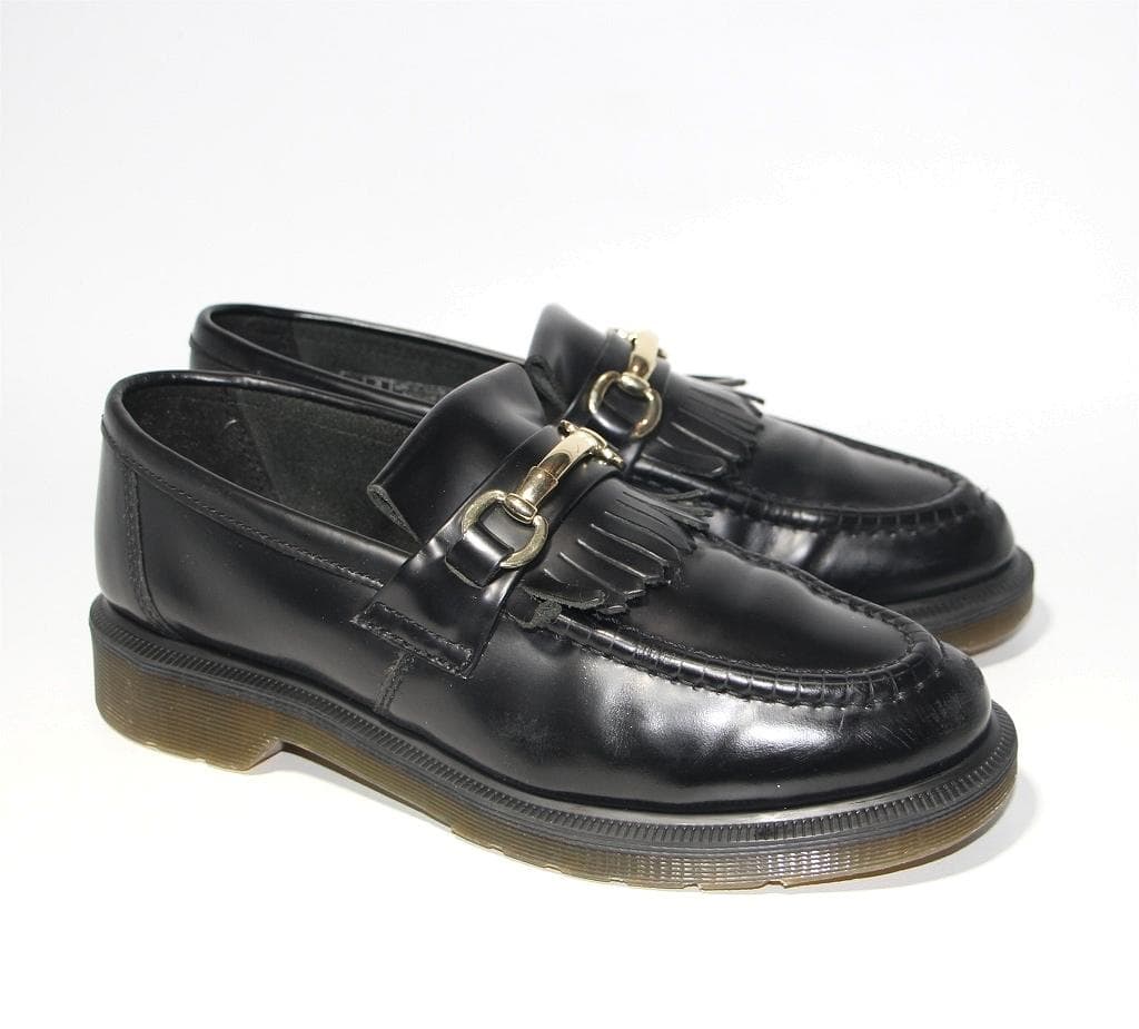 パ*グ様 ドクターマーチン エイドリアン スナッフル タッセル ローファー 黒