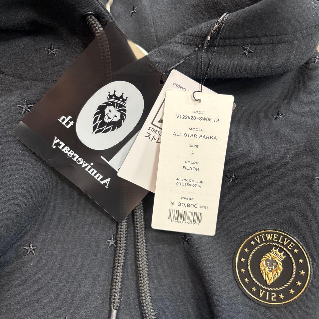 V12 スターパーカー　ゴルフウェア　v122520-sw05 サイズL