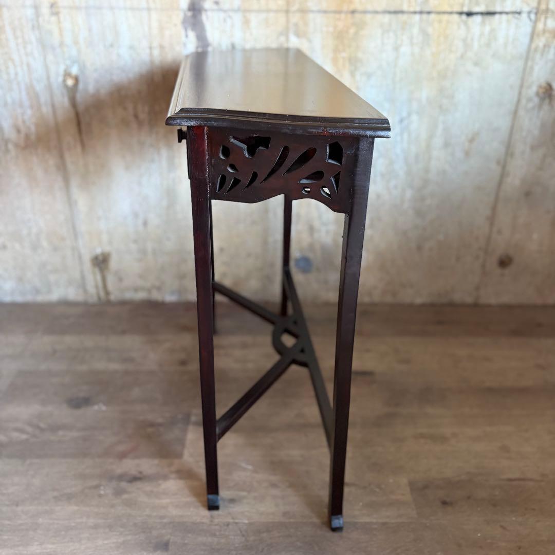 クラシック　コンソールテーブル　無垢材