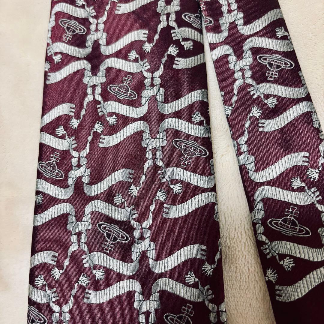 希少　美品　ヴィヴィアンVivienne Westwood ネクタイ　オーヴ総柄