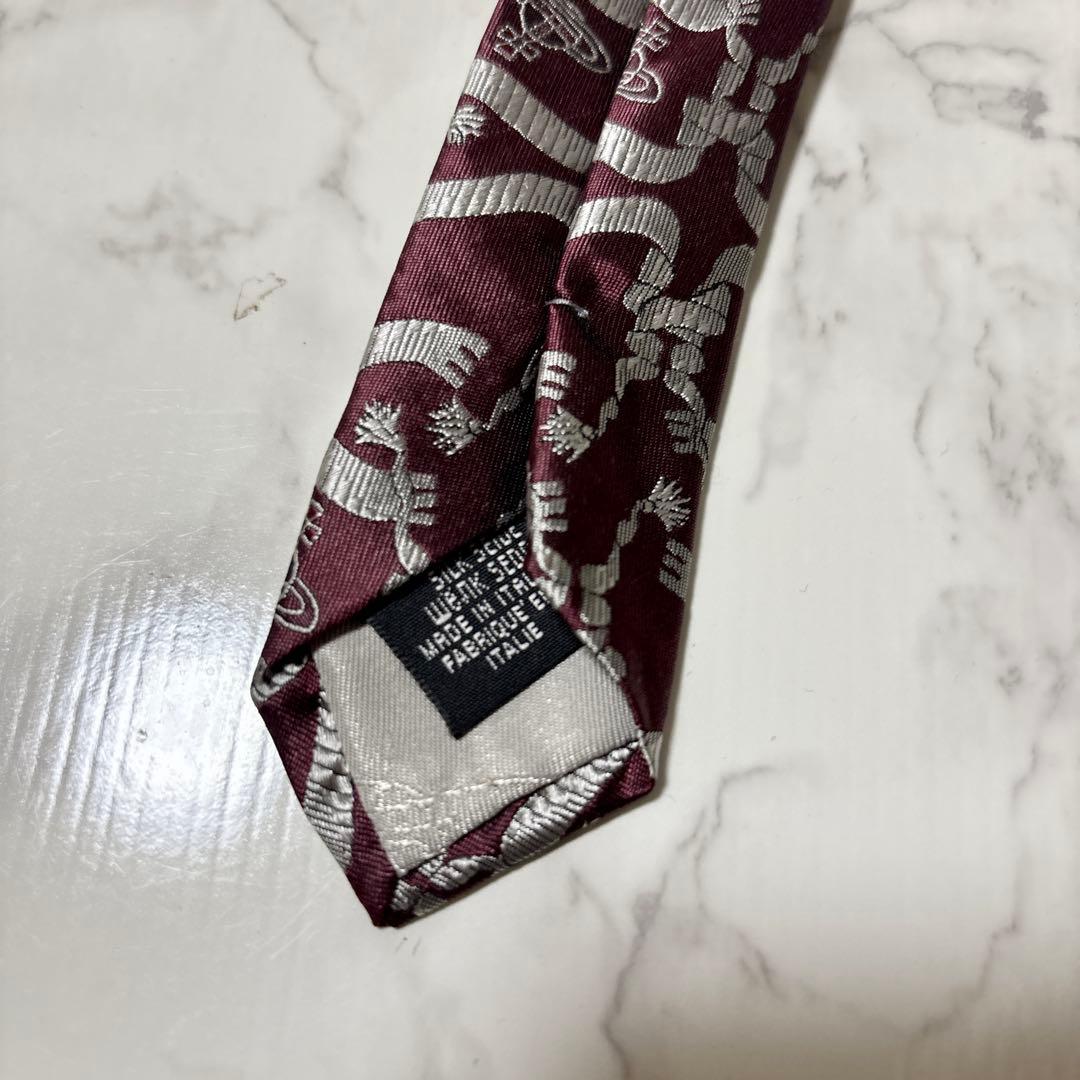 希少　美品　ヴィヴィアンVivienne Westwood ネクタイ　オーヴ総柄