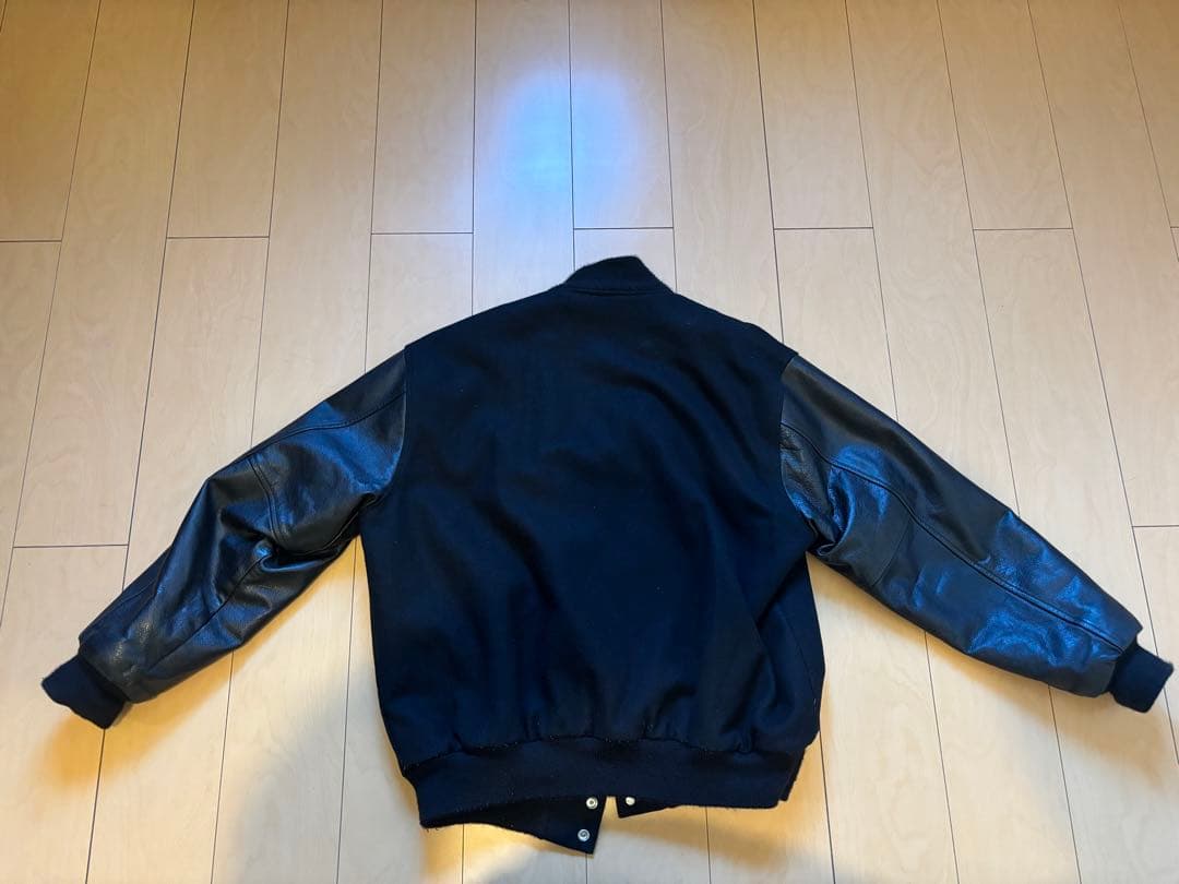 GAME ゲーム スタジャン レザースリーブ アワードジャケット USA製