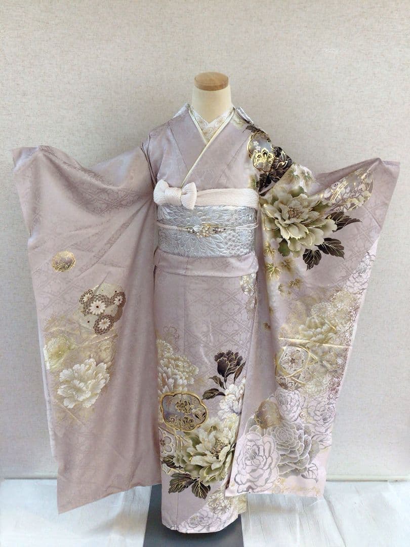 振袖のみ　くすみピンク