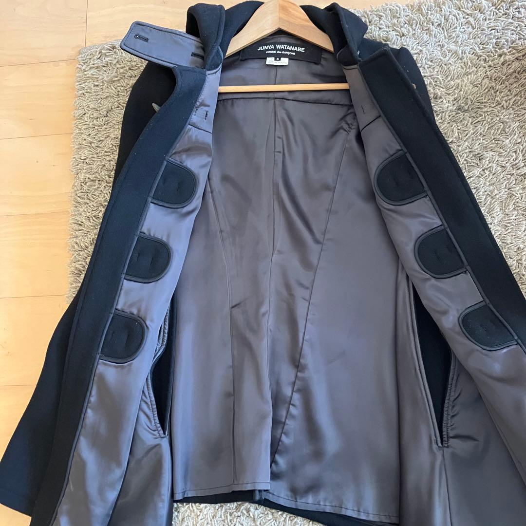 JUNYA WATANABE ジュンヤワタナベ ダッフルコートS ブラック