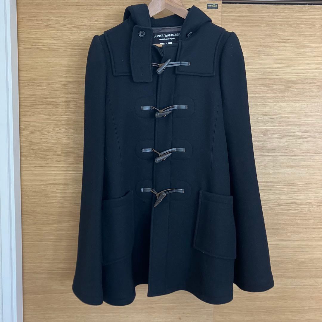 JUNYA WATANABE ジュンヤワタナベ ダッフルコートS ブラック