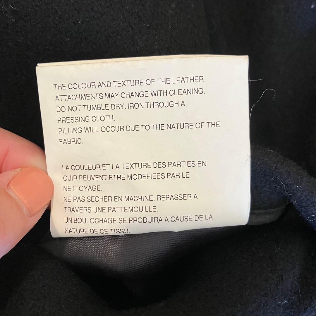 JUNYA WATANABE ジュンヤワタナベ ダッフルコートS ブラック