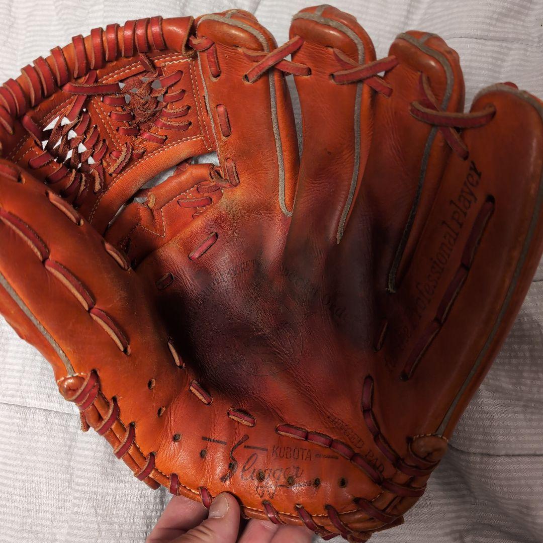 朝まで値下げ久保田スラッガー　松坂大輔モデルSlugger 硬式グローブ 投手