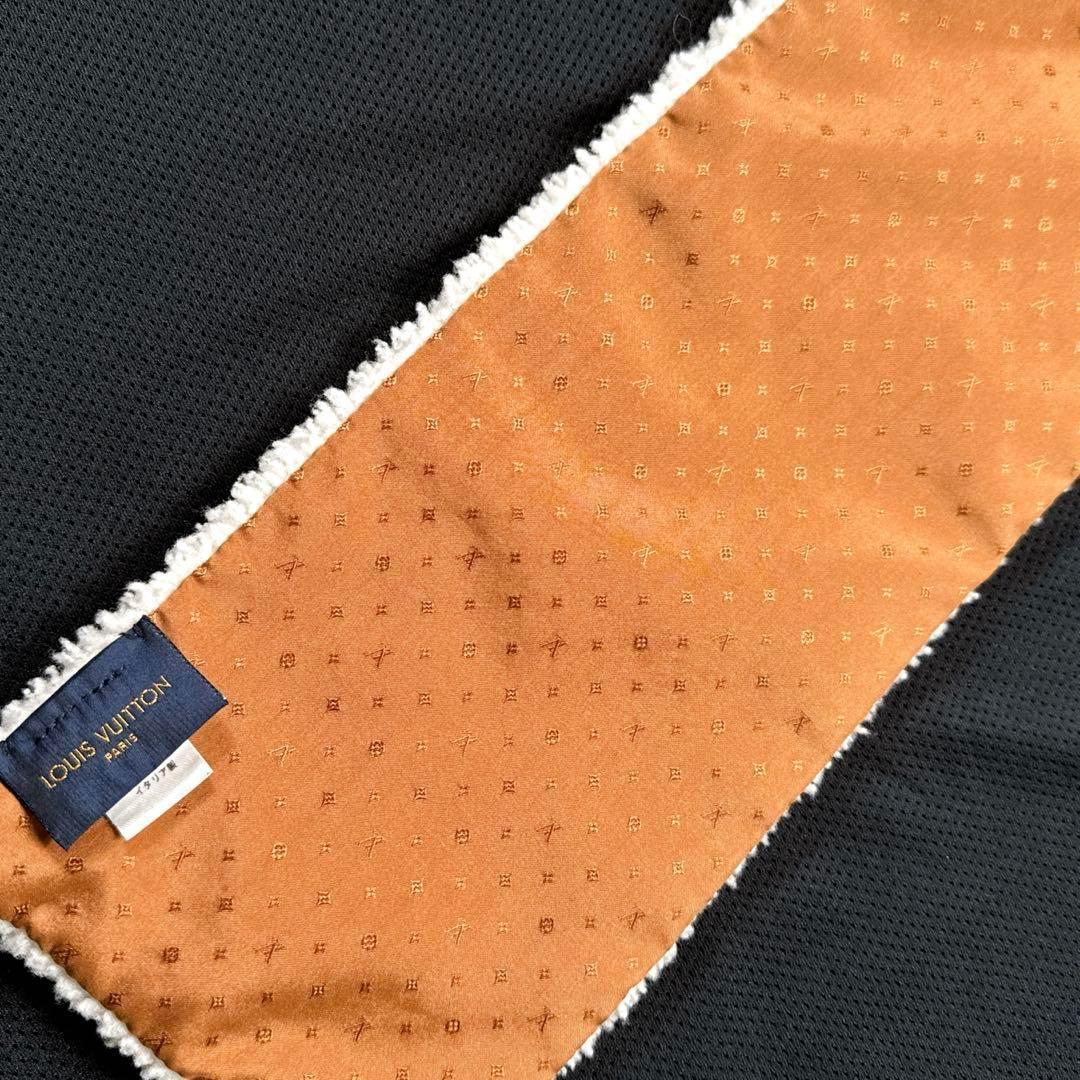 【美品】LOUIS VUITTON エシャルプ・シャーリング マフラー ムートン