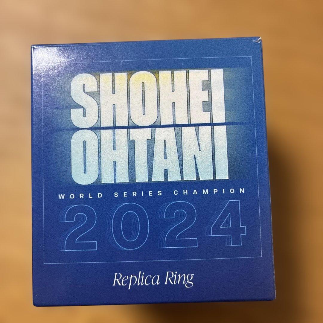 2024年ワールドチャンピオン記念リング 2025年8／6限定配布 大谷翔平