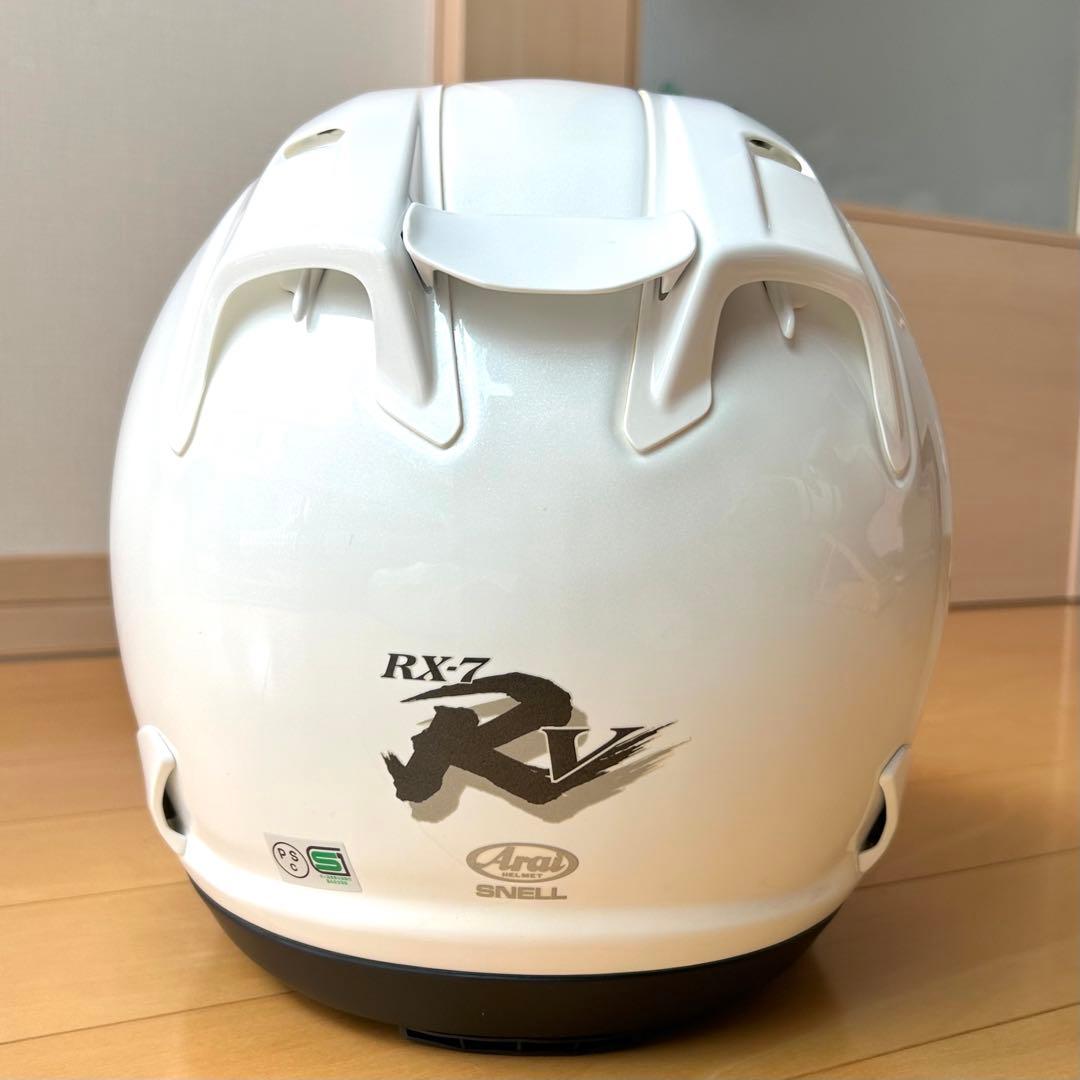Arai RX-7 RR5 フルフェイスヘルメット グラスホワイト｜外装美品