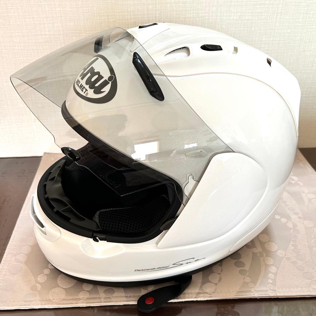 Arai RX-7 RR5 フルフェイスヘルメット グラスホワイト｜外装美品