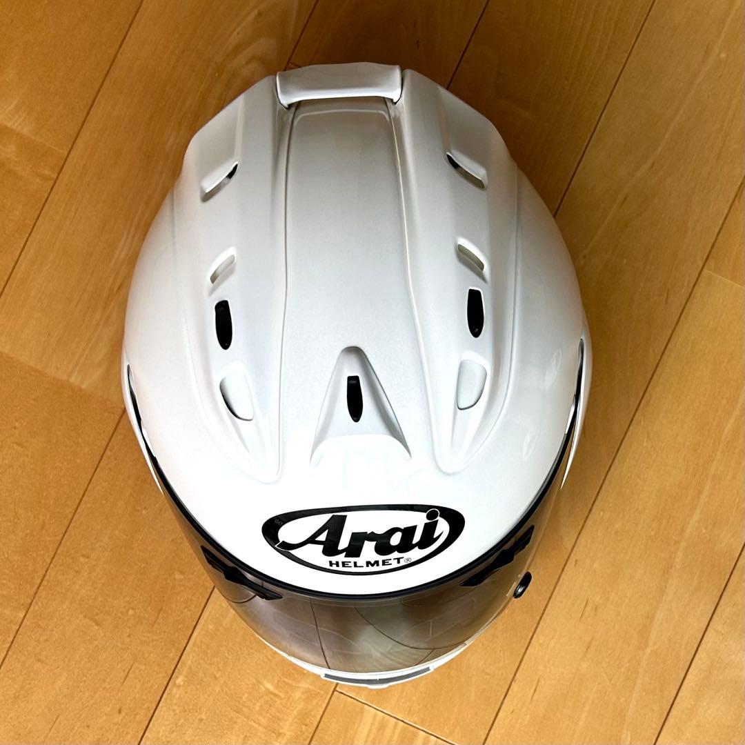 Arai RX-7 RR5 フルフェイスヘルメット グラスホワイト｜外装美品