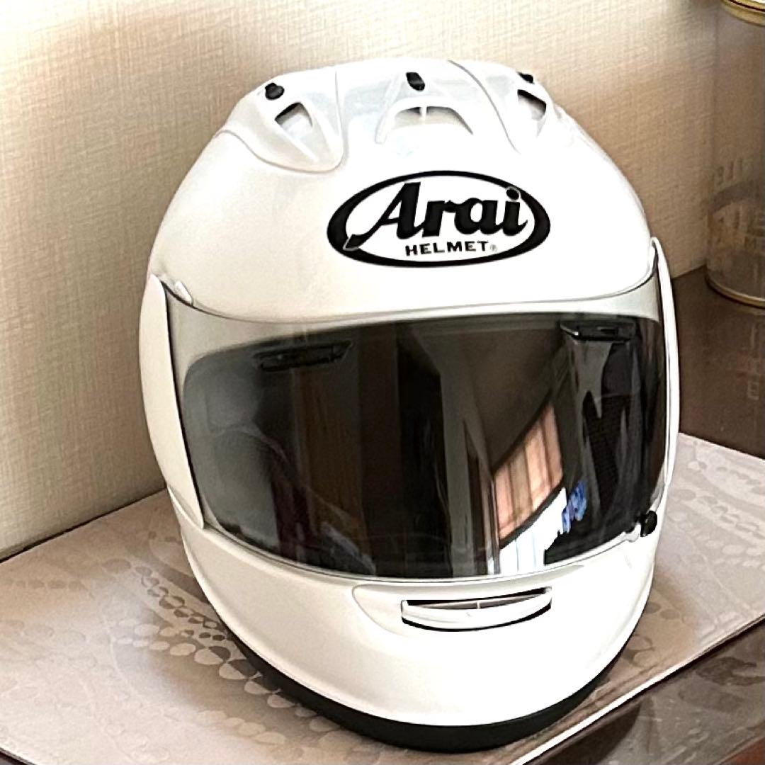 Arai RX-7 RR5 フルフェイスヘルメット グラスホワイト｜外装美品