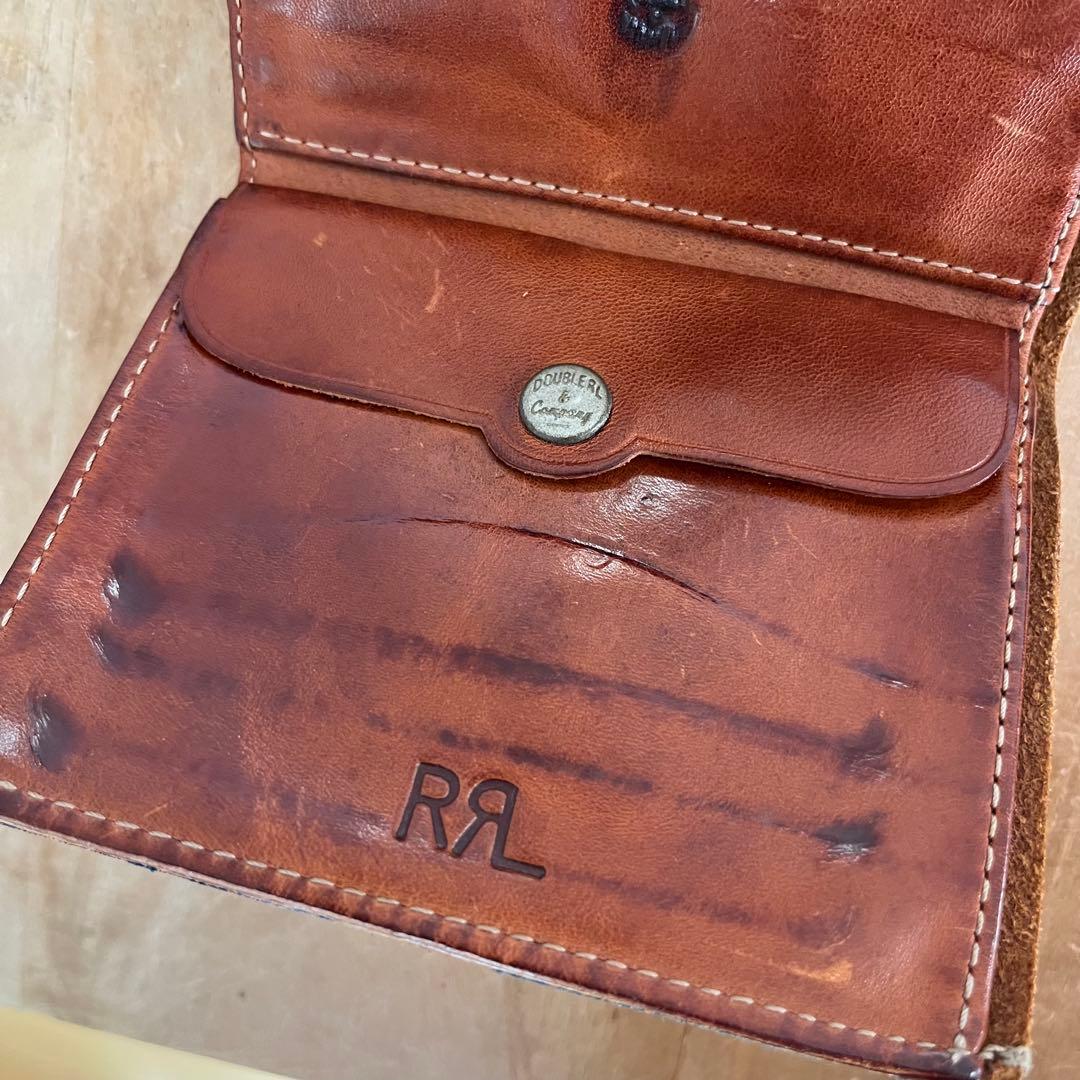 Ｆ*K様 RRL ダブルアールエル コンチョウォレット 牛革 レザー ブラウン