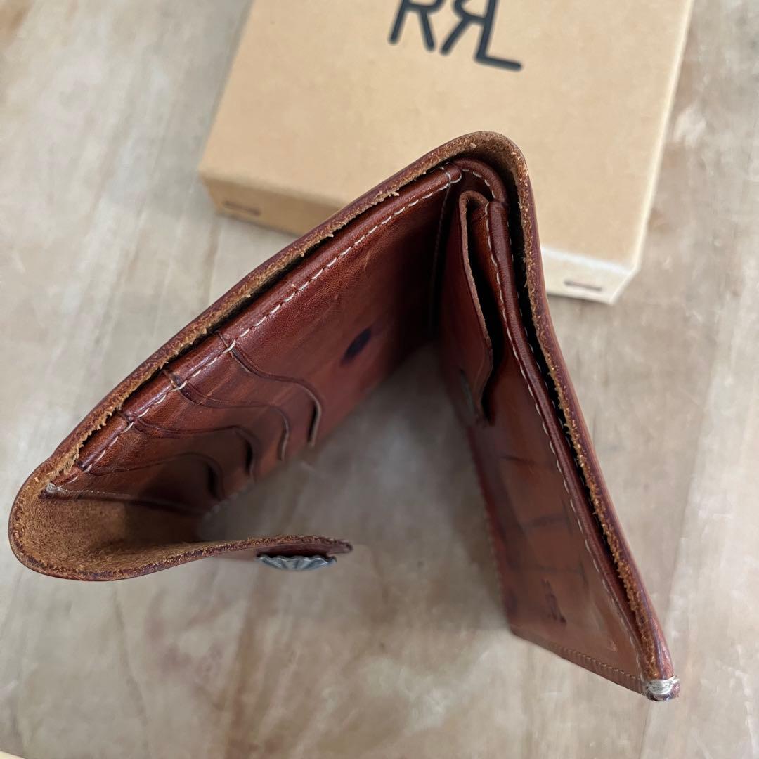 Ｆ*K様 RRL ダブルアールエル コンチョウォレット 牛革 レザー ブラウン