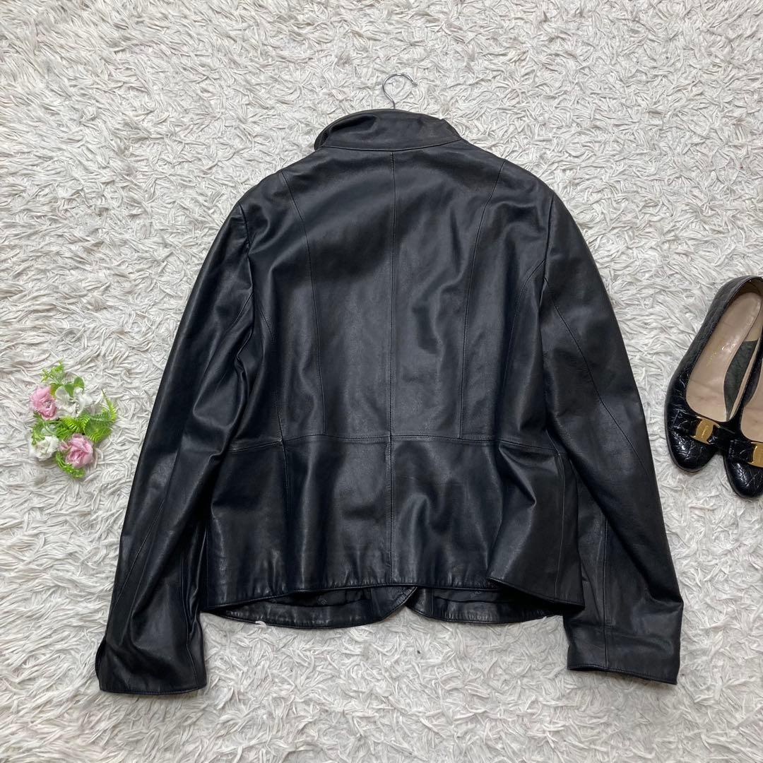 大きいサイズ2XL BALMAIN バルマン 羊革 ラムレザージャケット