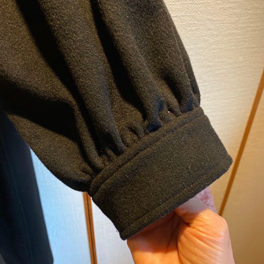 【専用です】イヴ・サンローラン　黒　ビッグ シルエット ウール コート