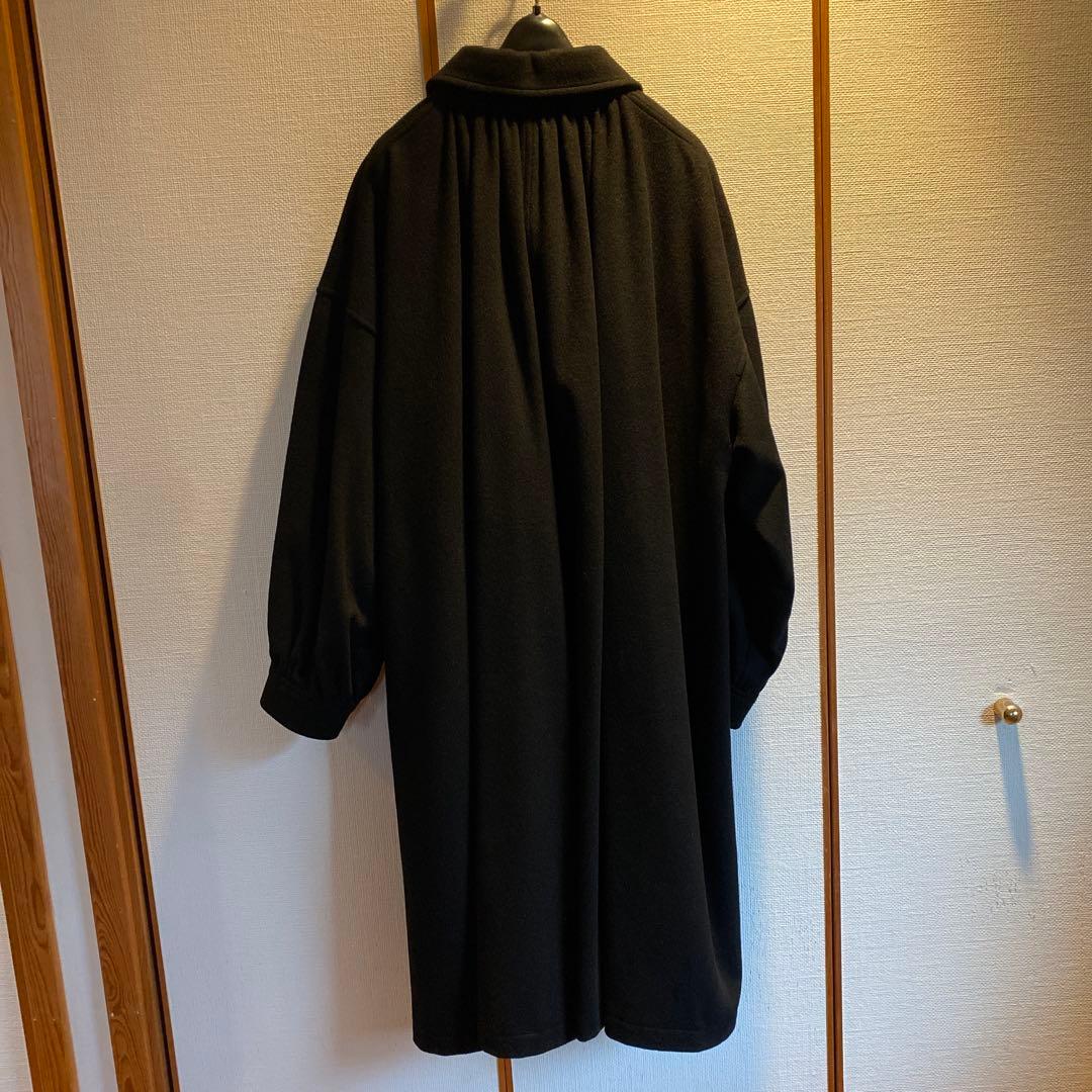 【専用です】イヴ・サンローラン　黒　ビッグ シルエット ウール コート