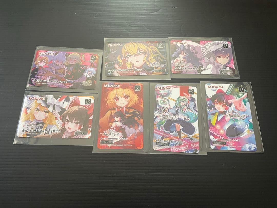 BEMANI×東方Project イーパス7種セット