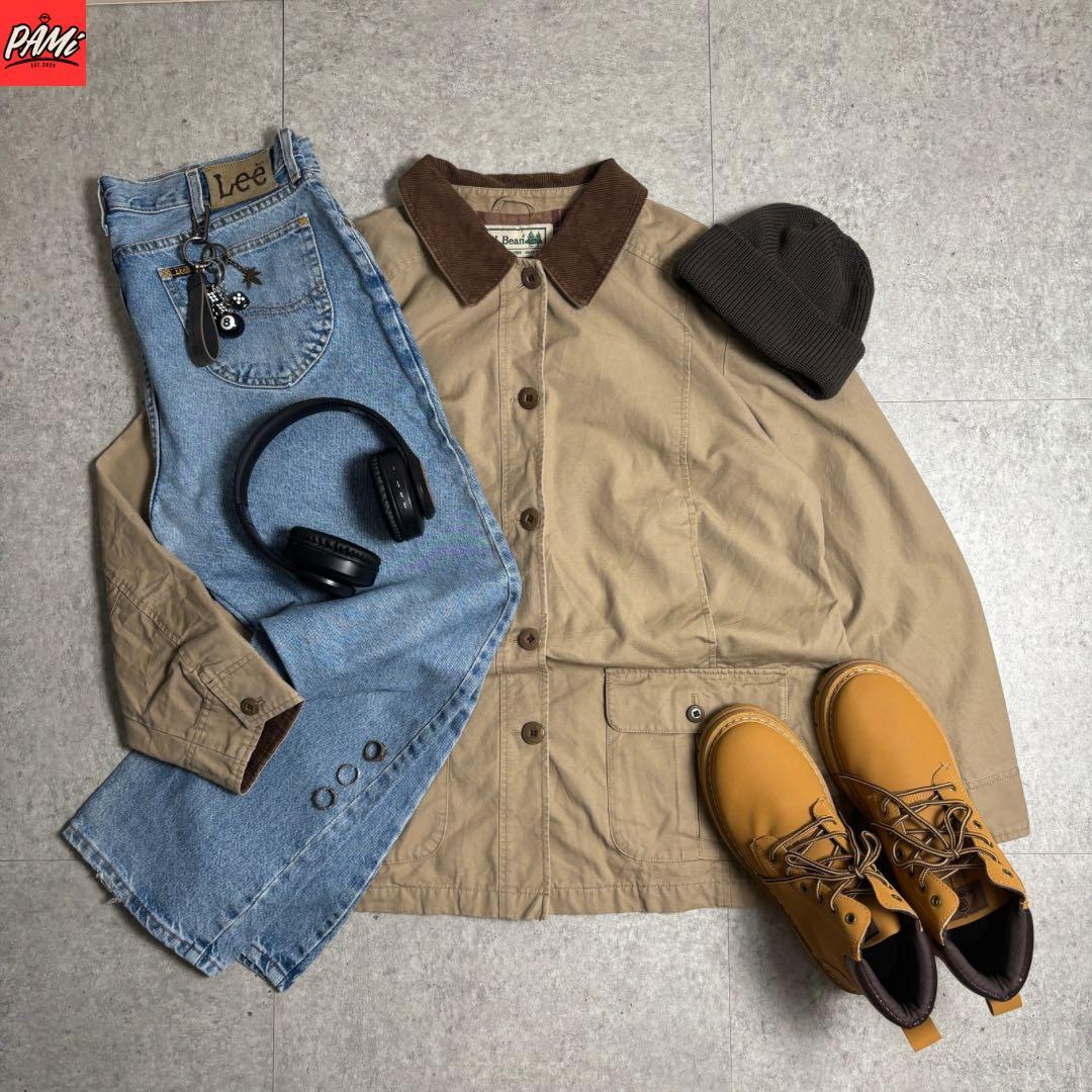 c-boy style (T49)カバーオールワークシティボーイコーデ古着