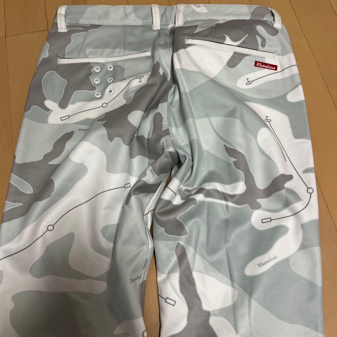 ラッセルノ 裏起毛 迷彩 パンツ サイズ5 総柄