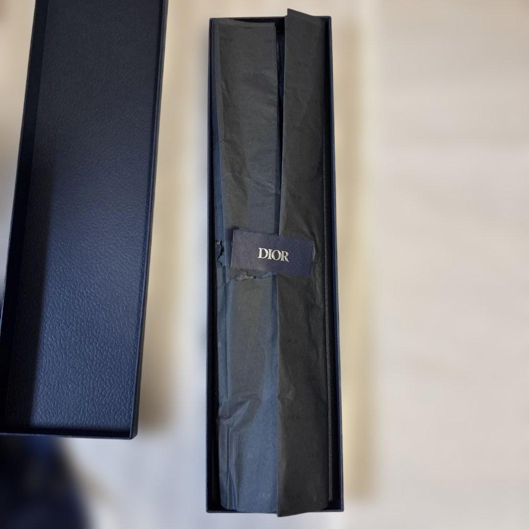 ◼︎新品同様◼︎Dior ネクタイ ネイビー シルク100%