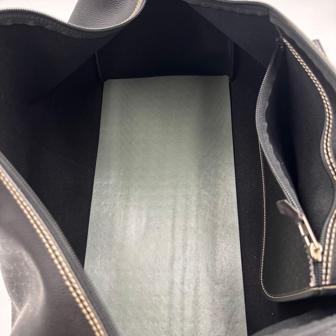 ディオール ハニカム柄 レザー ボストンバッグ ハンドバッグ 旅行かばん グレー