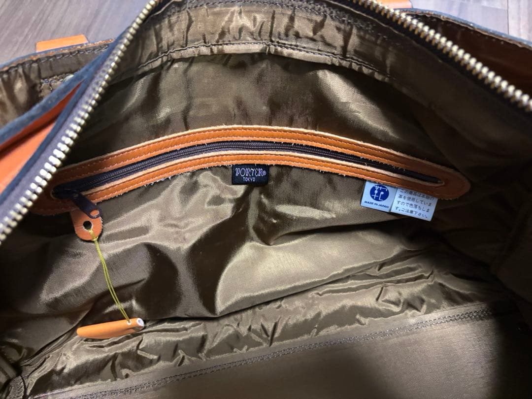 PORTER レザーボストンバッグ